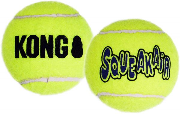 Balle de tennis couineuse pour chiens moyens Kong