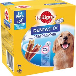Friandises pour grand chien 56 bâtonnets à mâcher Pedigree Dentastix