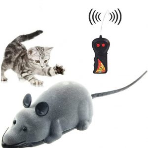 Jouet pour chat souris bruit avec télécommande sans fil