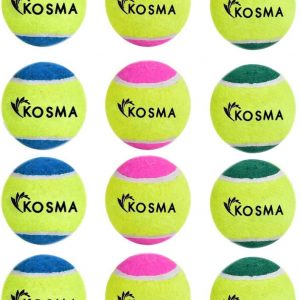 Lot de Balles de tennis colorée pour chiens