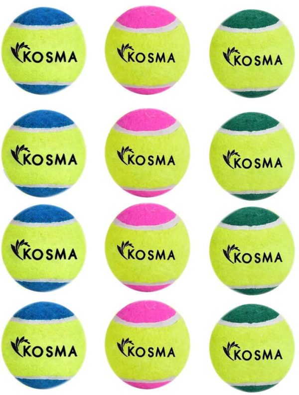 Lot de Balles de tennis colorée pour chiens